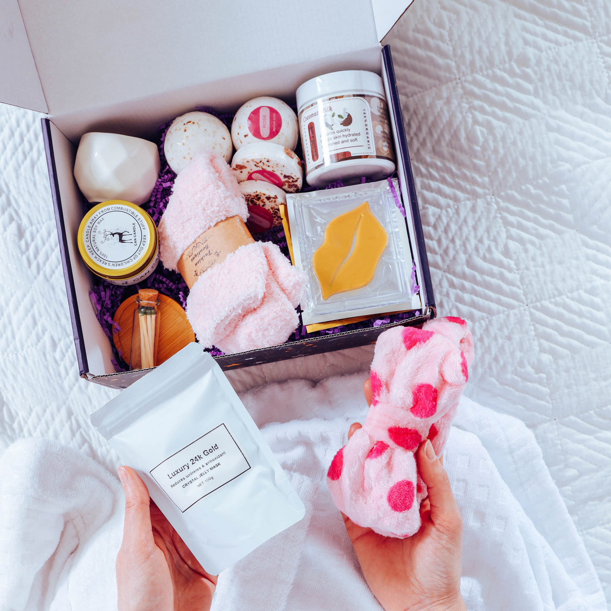 Deluxe Self-Care Gift Box, Ultimate self care package, Selfish By Lola Self "Care-Box", Beauty Box